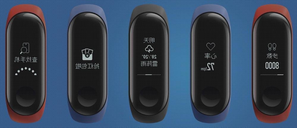 Las mejores marcas de band xiaomi my band 3 cronometro